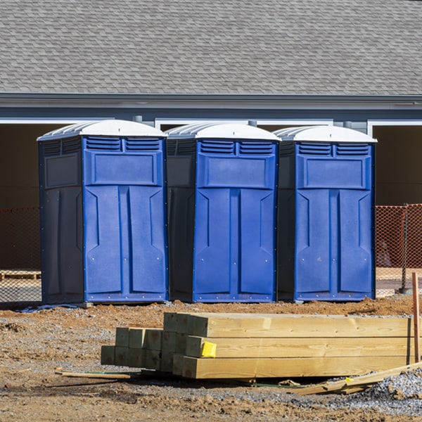 what is the expected delivery and pickup timeframe for the portable restrooms in Rancho Santa Fe California